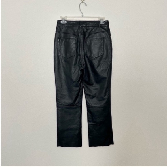 Walter Baker Yvette Genuine Leather Pants Black - Picture 4 of 11